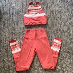 Pink workout set